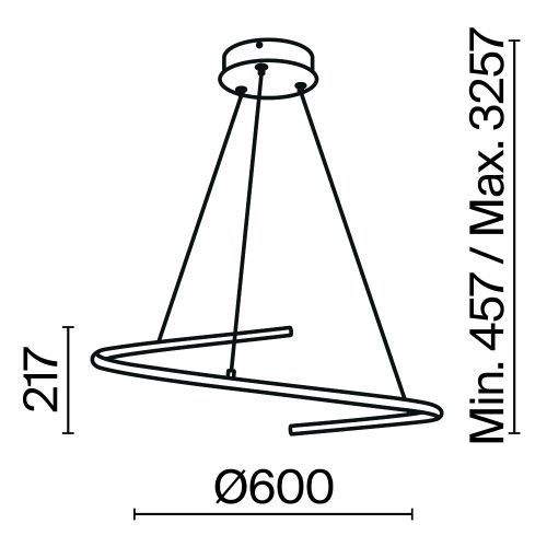 Подвесной светильник Maytoni MOD242PL-L33BK фото 6