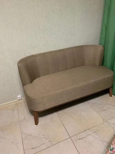 Диван в скандинавском стиле Сканди Браун 75*62*132 см фото 7