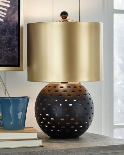 Металлическая настольная лампа Mareike L204214, Ashley Furniture