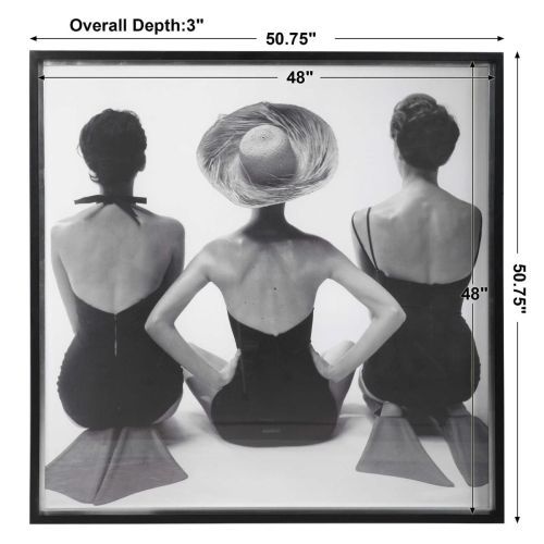 Постер в раме LADIES' SWIMWEAR, 1959 / 130*7*130 см фото 3