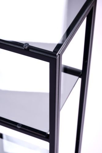 Консольный стол 1012-CB grey черный муар AllConsoles 100x25x80 фото 3