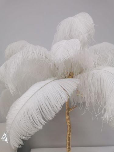 Лампа настольная с перьями  FEATHER LAMP, Цвет: белый фото 5