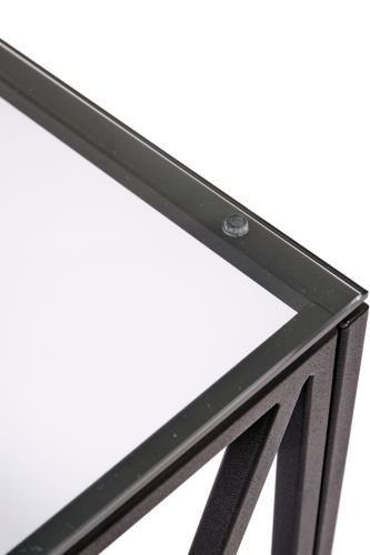Консольный стол 1031-CB grey черный муар AllConsoles 100x35x80 фото 5