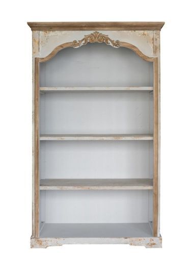 Шкаф книжный Прованс 120х45х210см