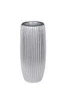 ZS2062-27SL Кашпо серебристое с полосками d30*69см