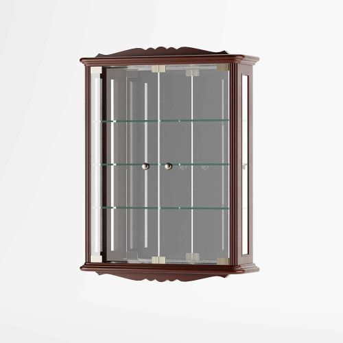 Витрина настенная Classic 46 Nogal Claro IDC 66*15*50 см фото 3