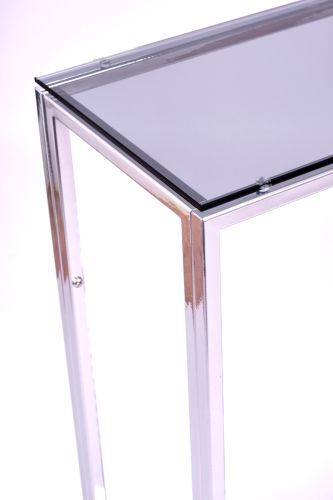 Консольный стол 1084-CS grey серебряный AllConsoles 80x25x80 фото 2