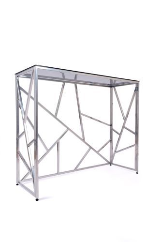 Консольный стол 1051-CS grey серебряный AllConsoles 100x35x80 фото 8