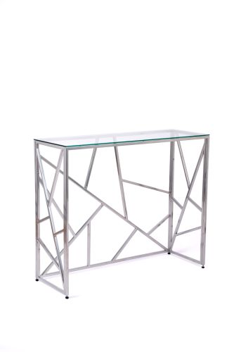 Консольный стол 1051-CS clear серебряный AllConsoles 100x35x80 фото 8
