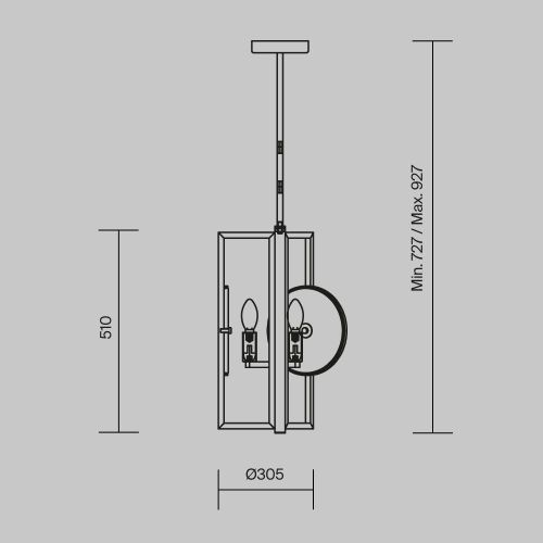 Подвесной светильник Maytoni MOD099PL-03G фото 3
