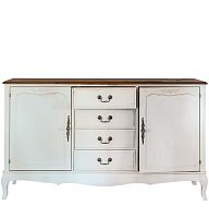 Комод Belveder Provence ST9351 молочный 91*42*160 см