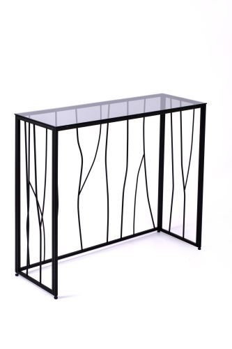 Консольный стол 1024-CB grey черный муар AllConsoles 80x25x80