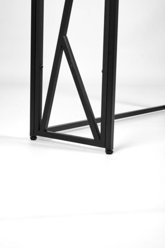Консольный стол 1104-CB clear черный муар AllConsoles 80x25x80 фото 2