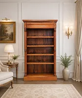 Стеллаж книжный BSAM-M (орех, 92х33х150 см)					