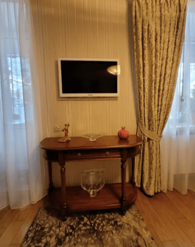 HTHR2-M Консоль деревянная с ящиком, цвет орех 80*40*120 см фото 7