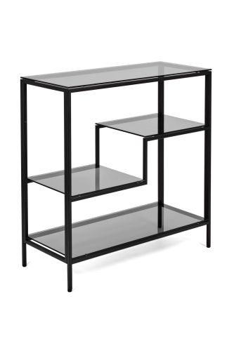 Консольный стол 1013-CB grey черный муар AllConsoles 80x35x80 фото 5