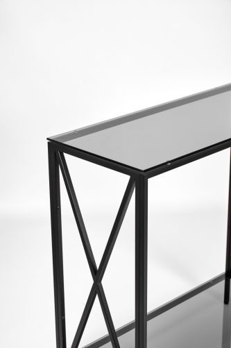 Консольный стол 1033-CB grey черный муар AllConsoles 80x35x80 фото 4