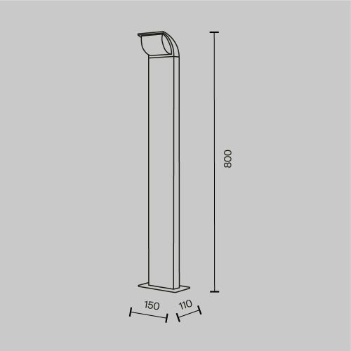 Ландшафтный светильник Outdoor O446FL-L7GF3K фото 11