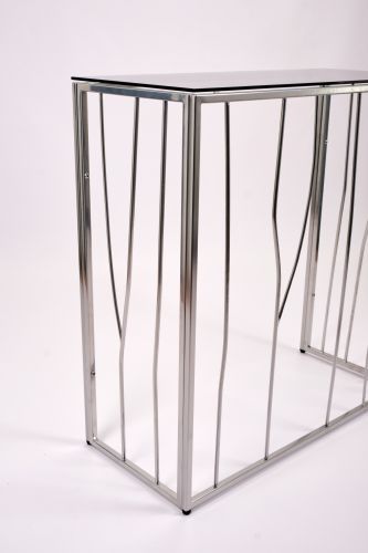 Консольный стол 1023-CS grey серебряный AllConsoles 80x35x80 фото 2