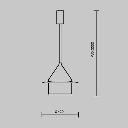 Подвесной светильник Maytoni MOD280PL-L23B3K фото 12