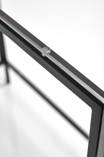 Консольный стол 1033-CB clear черный муар AllConsoles 80x35x80 фото 5