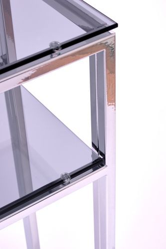 Консольный стол 1042-CS grey серебряный AllConsoles 100x25x80 фото 5