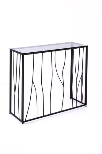 Консольный стол 1024-CB grey черный муар AllConsoles 80x25x80 фото 2