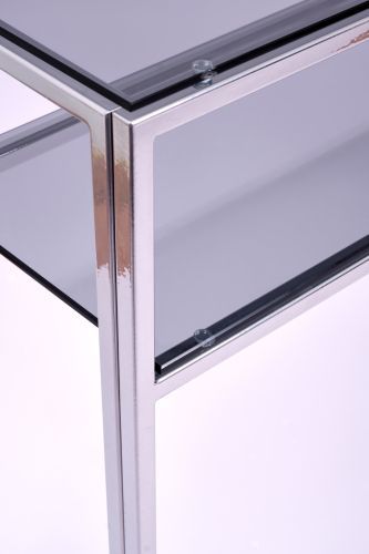 Консольный стол 1042-CS grey серебряный AllConsoles 100x25x80 фото 4