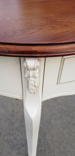 Консоль White Rose  AS6624, орех/белый со старением фото 5