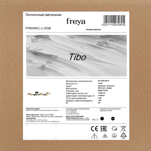 Потолочный светильник Freya FR6048CL-L10GB фото 11