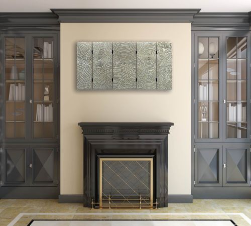 Панно Солнечный дождь 60*5*120 см из МДФ, шампань фото 2
