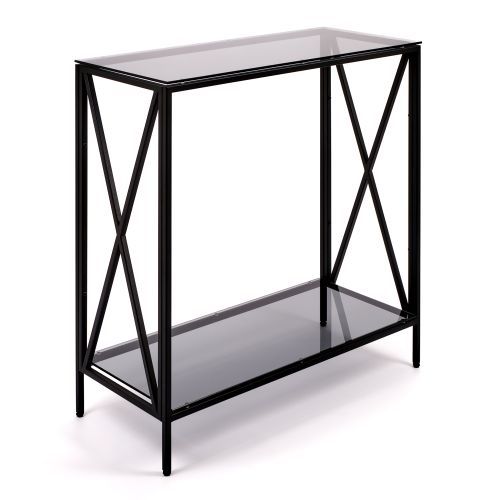 Консольный стол 1031-CB grey черный муар AllConsoles 100x35x80