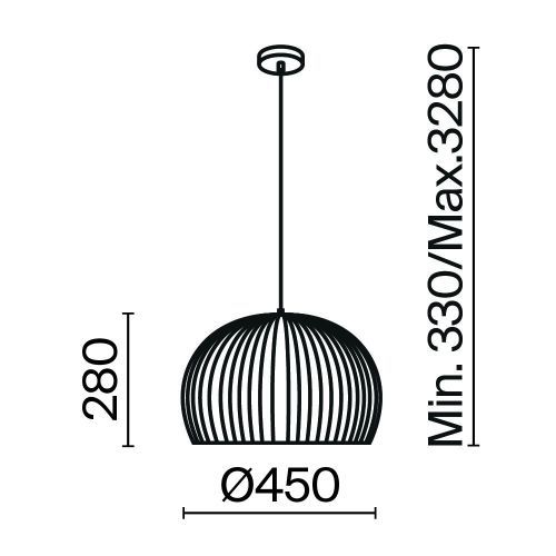 Подвесной светильник Maytoni MOD195PL-01W1 фото 3