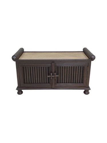Скамья деревянная с местом для хранения 50*40*90 см