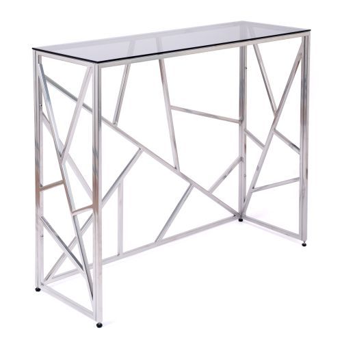 Консольный стол 1051-CS grey серебряный AllConsoles 100x35x80
