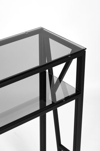 Консольный стол 1094-CB grey черный муар AllConsoles 80x25x80 фото 5