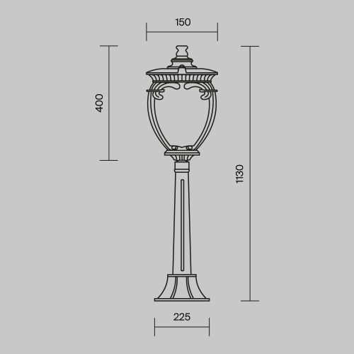 Ландшафтный светильник Outdoor O414FL-01GB1 фото 3