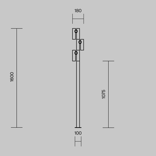 Садово-парковый светильник Outdoor O494FL-L30B3K фото 10