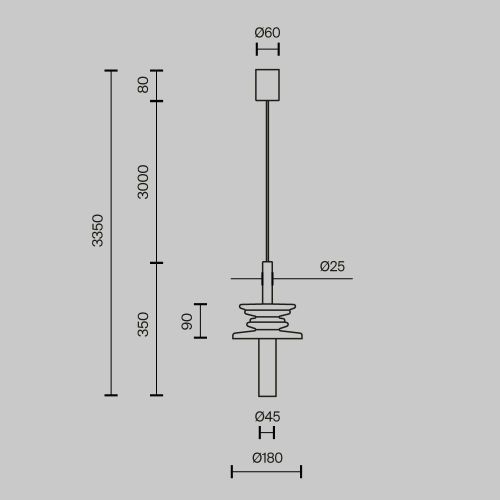 Подвесной светильник Maytoni MOD255PL-01B4 фото 10