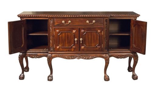 Комод Чиппендейл из массива махагони 180×56×100 см фото 6