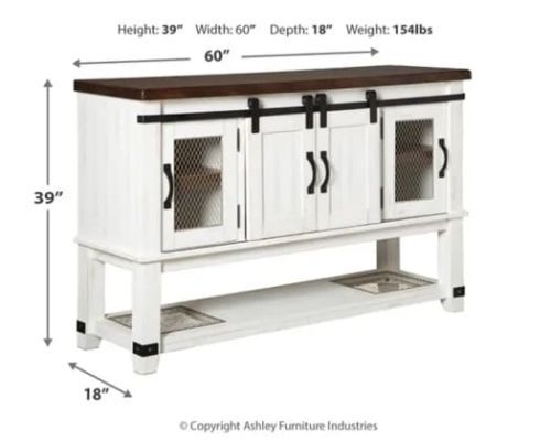 Буфет Valebeck D546-60,, Ashley Furniture | 99*45*152 см фото 4