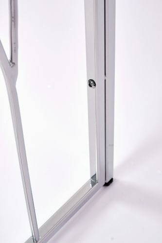 Консольный стол 1123-CS clear серебряный AllConsoles 80x35x80 фото 4
