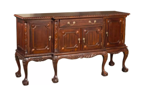 Комод Чиппендейл из массива махагони 180×56×100 см фото 3