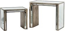 Столики интерьерные, набор 2 предмета 69х41х61см; 53x37x48см