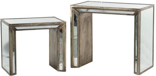 Столики интерьерные, набор 2 предмета 69х41х61см; 53x37x48см