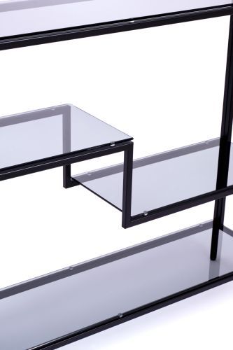 Консольный стол 1012-CB grey черный муар AllConsoles 100x25x80 фото 7