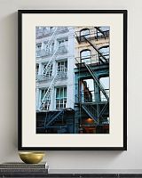 Интерьерный постер “Fire Escapes”