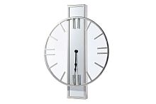 79MAL-5821-61N Часы с зеркальн. планкой цвет хром d46см, H61см