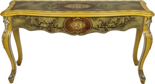 Стол с 2 ящиками 148x44x81см , МДФ, дерево, полисмолы Стол с 2 ящиками 148x44x81см