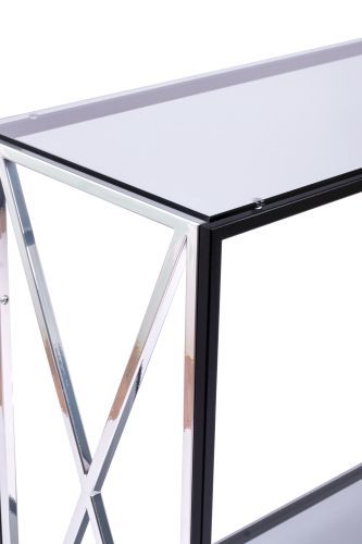 Консольный стол 1033-CB_S grey черный муар, серебряный AllConsoles 80x35x80 фото 6
